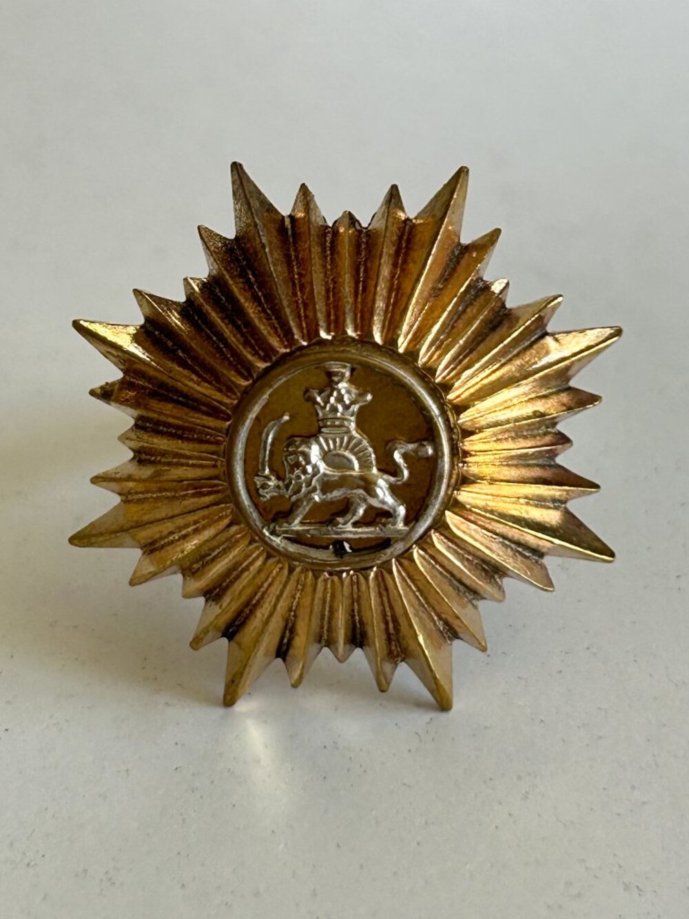 Lion & Sun Ring – Vintage Emblem Jewelry